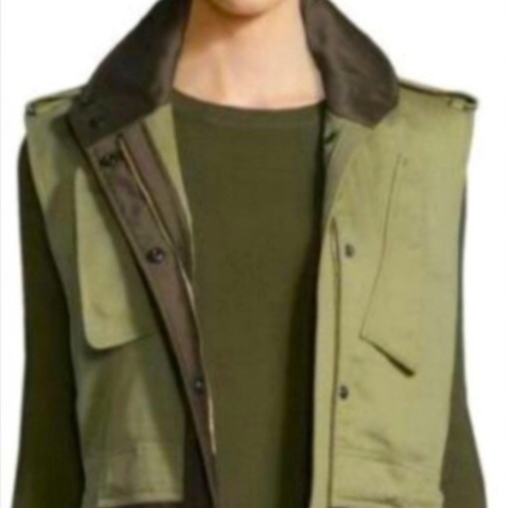 RAG & BONE Kinsley Colorblock Field Vest $595 4 - Picture 1 of 8